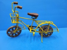 Réplica de bicicleta vintage amarela de metal decoração para casa 11” x 8” transporte comprar usado  Enviando para Brazil