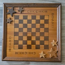 Wooden checker board for sale  Shreveport
