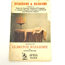 TSR Dungeons & Dragons Eldritch Wizardry Supplement III Gary Gygax 1ª impressão comprar usado  Enviando para Brazil