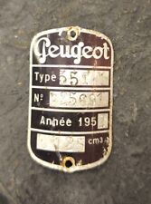 Plaque peugeot 55t d'occasion  Clermont-Ferrand-