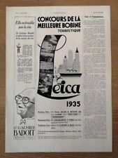 Advertising 1935 leica d'occasion  Expédié en Belgium