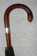 Edwardian black umbrella for sale  PONTYCLUN