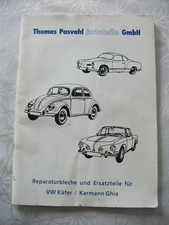 Ersatzteilliste käfer karmann gebraucht kaufen  Hille