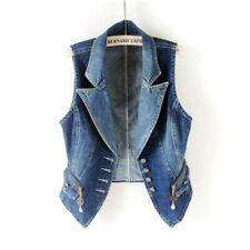 Women denim waistcoat for sale  HAYES