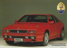 Maserati shamal betriebsanleit gebraucht kaufen  Padenstedt