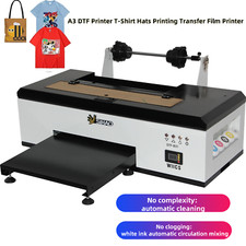 SIHAO A3 R1390 DTF Drukarka T-shirt Drukarka transferowa do odzieży DTF Printer Hat, używany na sprzedaż  Wysyłka do Poland