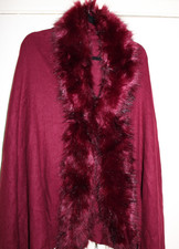 Burgundy red fringed for sale  NEWTON-LE-WILLOWS