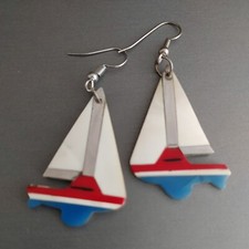 Inlay sailboat earrings for sale  Longmont