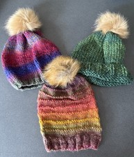 Three handmade knitted for sale  South Windsor