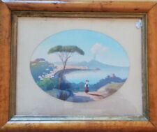 Gouache napoli golfo usato  Napoli
