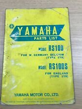 Genuine yamaha rs100s for sale  SPILSBY