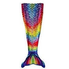 Cosplay de piscina Fin Fun Mermaiden Tail Skin Only (sem monofin) Rainbow Reef adulto GG comprar usado  Enviando para Brazil