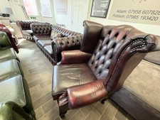 Stunning oxblood leather for sale  STANLEY