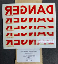 Harrier aircraft label for sale  STAFFORD