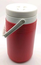 Jarro refrigerador vintage Coleman 5690 1/2 galão suco de água Kool-Aid vermelho e branco  comprar usado Jarro refrigerador vintage Coleman 5690 1/2 galão suco de água Kool-Aid vermelho e branco  comprar usado  Enviando para Brazil