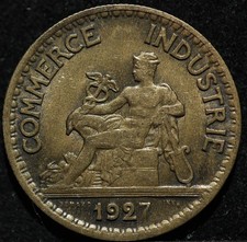 Moeda antiga 1927 França 50 centavos 1/2 franco escassa alta qualidade boa data comprar usado  Enviando para Brazil