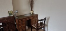 Desk antique oak for sale  LEIGHTON BUZZARD