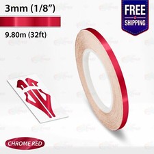Chrome red 3mm for sale  COALVILLE