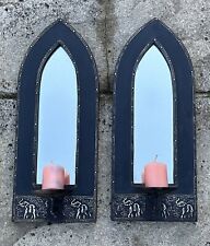 Pair vintage mirrored for sale  HAVERFORDWEST