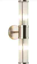 brushed nickel light fixture for sale  Wheeling