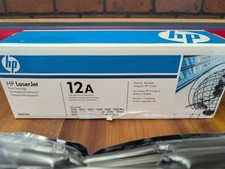 NOVO Genuíno HP 12A (Q2612A) Laserjet Cartucho de Impressão de Toner Preto TINTA Caixa Aberta comprar usado  Enviando para Brazil