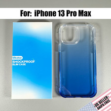 Capa para iPhone 13 Pro Max - Azul para Transparente Gradiente | Slim Fit | Mkeke comprar usado  Enviando para Brazil