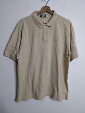 Camisa polo masculina vintage Sergio Tacchini Piquet 56 XL extra grande bege anos 90 Y2K comprar usado  Enviando para Brazil