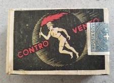 Scatola fiammiferi antivento usato  Seniga