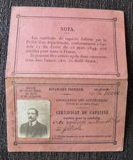 Certificat capacite conduite d'occasion  Villeurbanne