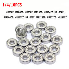 Usado, Rolamentos em miniatura de aço MR63ZZ-MR148ZZ rolamentos de escudo duplo esférico de ranhura profunda  comprar usado  Enviando para Brazil