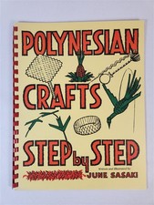 Polynesian Crafts Step By Step By June Sasaki 1978 PB Illustrated Weaving comprar usado Polynesian Crafts Step By Step By June Sasaki 1978 PB Illustrated Weaving comprar usado  Enviando para Brazil