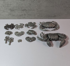 Vintage pewter crab for sale  Saint Petersburg
