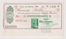 Miniassegni banca sella usato  Milano