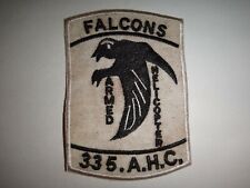 Patch da Guerra do Vietnã FALCONS da Companhia de Helicópteros de Assalto dos EUA 335th comprar usado  Enviando para Brazil