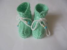 Babyschuhe gehäkelt unisex gebraucht kaufen  Pirna, Dohma, Struppen