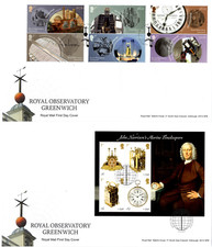 2025 GB Royal Observatory Conjunto de 2 Selos + Mini *BOM* FDCs 12.6.25 NÃO ENDEREÇADO comprar usado  Enviando para Brazil