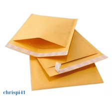 100 #5 10,5x16 papel Kraft envelopes acolchoados bolha estojo postal. comprar usado  Enviando para Brazil