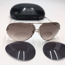 Óculos de sol Carrera Porsche Design dourado 5621 estojo aviador e lente extra escura comprar usado  Enviando para Brazil