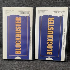 TITANIC Leonardo DiCaprio VHS Blockbuster Clamshell CASE And Movie Set comprar usado  Enviando para Brazil