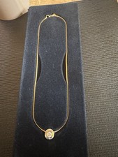 Vergoldete solitär kette gebraucht kaufen  Frankfurt am Main