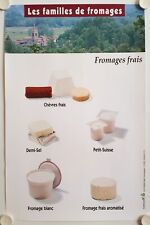 Affiche familles fromages d'occasion  La Courtine