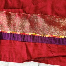 Usado, Capa de toalha de mesa usada marrom enfeitada acabamento Índia salão de mesa 70 x 70  comprar usado  Enviando para Brazil