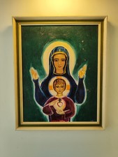 Religious painting madonna for sale  ALNWICK