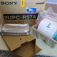 Sony 2UPC-R57A pacote de impressão auto-laminável pacote com 5x7 papel colorido e tinta comprar usado  Enviando para Brazil