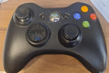 CONTROLLER WIRELESS ORIGINALE MICROSOFT PER XBOX 360 NERO JOYPAD MODEL: 1403 (S), używany na sprzedaż  Wysyłka do Poland