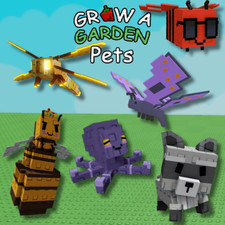 Grow a Garden Pets | Roblox Guaxim Libélula Borboleta Polvo Rainha Disco Abelha comprar usado  Enviando para Brazil