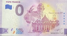 Billet euro pope d'occasion  Descartes