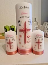 Taufkerze kommunionkerze mädc gebraucht kaufen  München