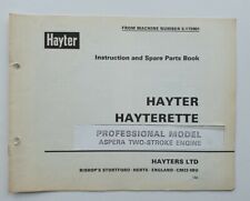 Hayter hayterette prof for sale  WOODBRIDGE