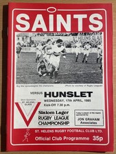 Rugby league programme for sale  BURTON-ON-TRENT
